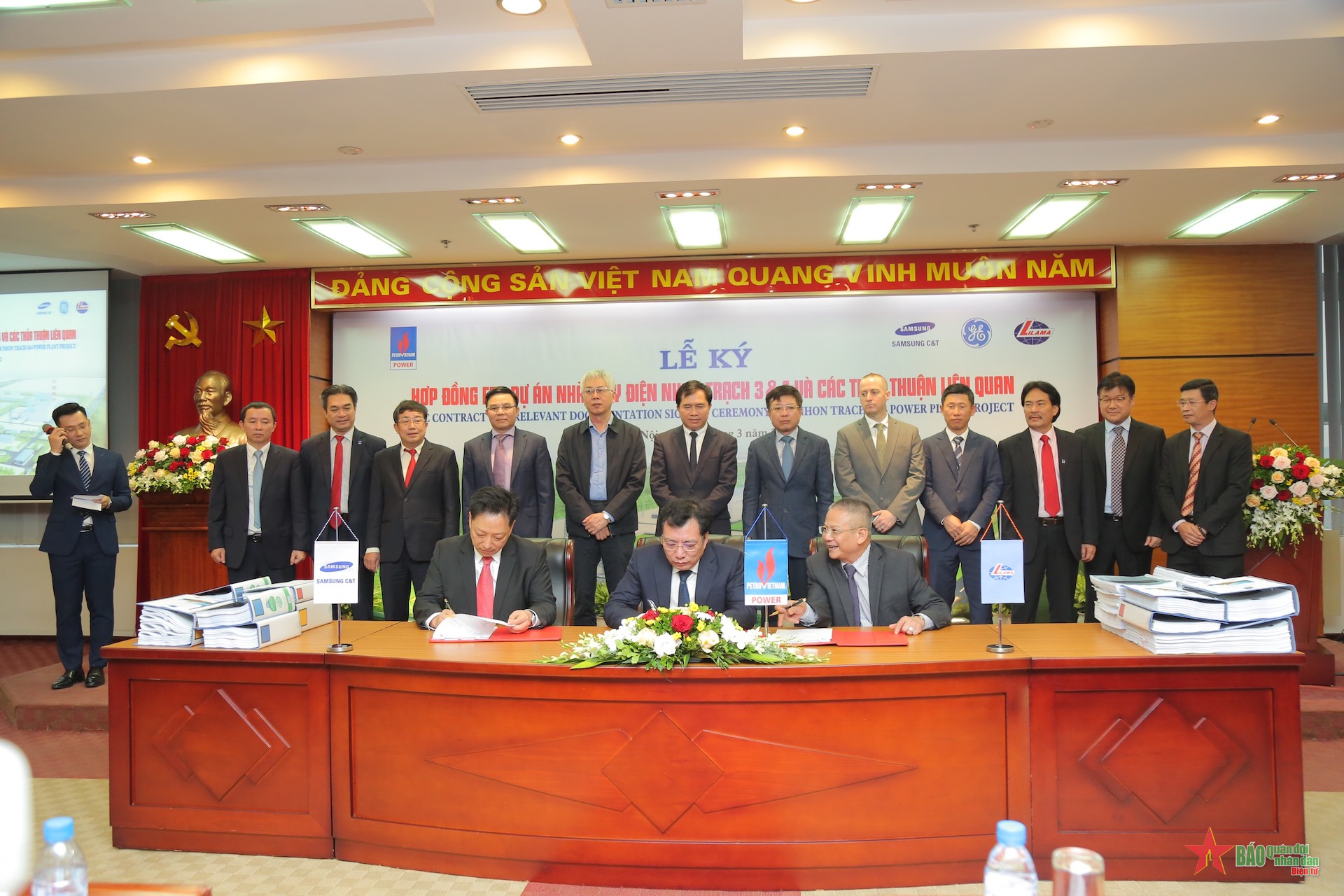 Ký kết hợp đồng gói thầu EPC dự án Nhà máy Điện Nhơn Trạch 3 và Nhơn Trạch 4